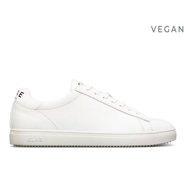 CLAE BRADLEY VEGAN Shoes Womens USA250-B69 In Triple White Vegan